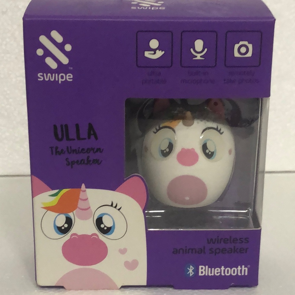 Swipe Ulla Unicorn Bluetooth Speaker NIB